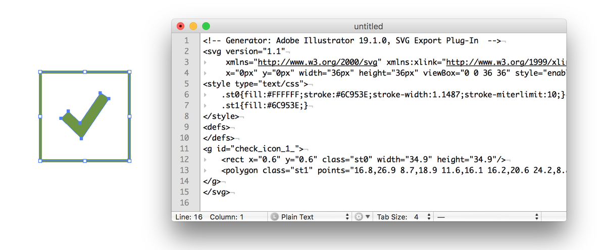toddmparker's tweet photo. Adobe Illustrator tip: Select artwork, copy to clipboard = it will paste into your code as SVG. No need to export. http://t.co/VL98Kr2AoW