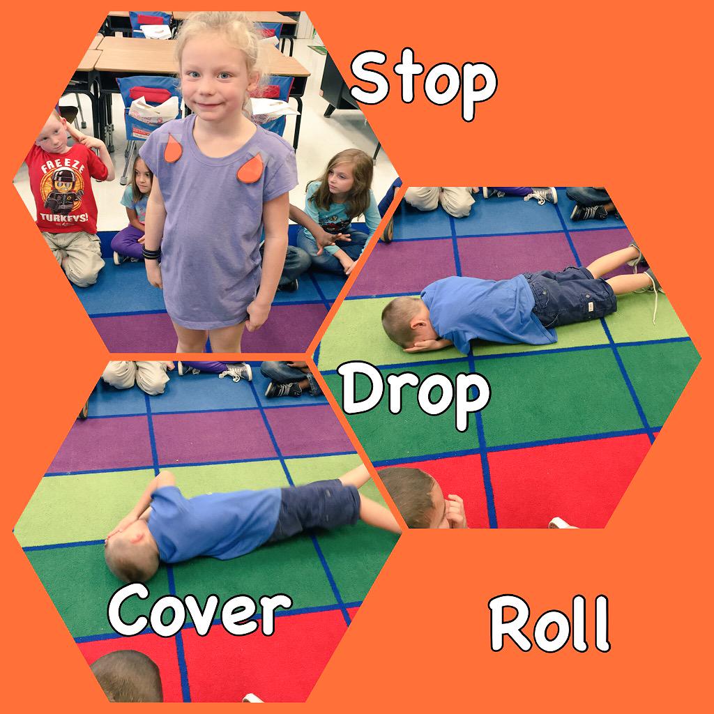firstgradestars's tweet photo. Fire safety! #stopdropcoverroll http://t.co/3HiavoIFM3