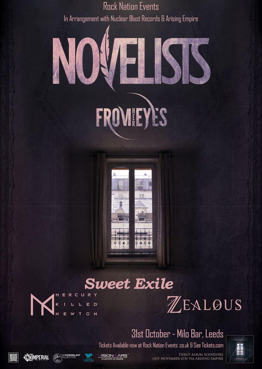 HALLOWEEN STOMPER! w/ @NVTtweets <a href="/FromHerEyesUK/">From Her Eyes</a> <a href="/sweet_exile_uk/">Sweet Exile</a> @zealousbanduk <a href="/RNEPhill/">Rock Nation Events</a> #gonnatearleedsanewone