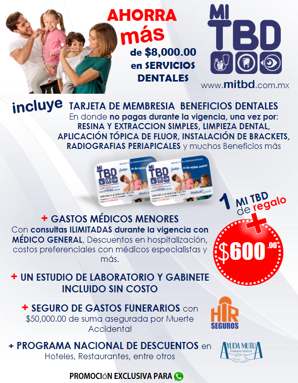MITBDmx's tweet image. AHORRA MÁS DE $8,000.00 EN SERVICIOS DENTALES mitbd.com.mx SIGUE NUESTRA PROMO !!!