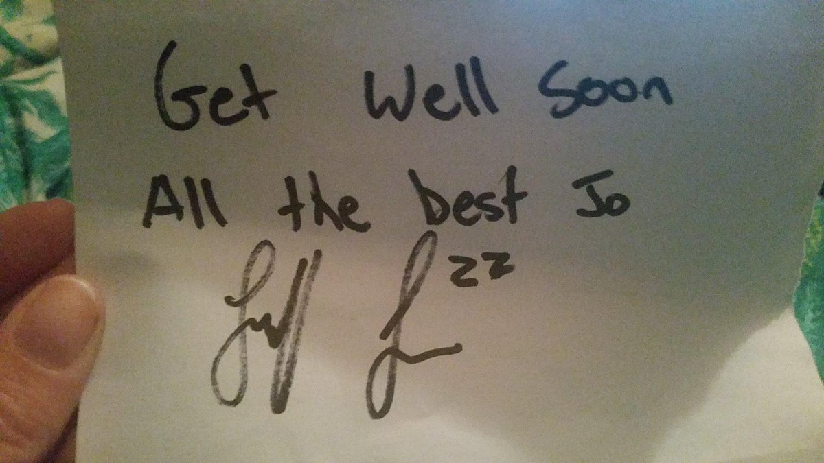 Jo1978Green's tweet photo. Thank you @TheGeneralLEE10 for my note cheered me up and thxs to my daughter @brodie_hungrey  for getting it #coyf http://t.co/gCc1HEHUcl