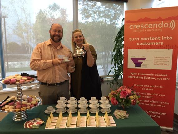 claudinesview's tweet image. @Forrester #techmixer with @CrescendoCM #contentmarketing #contentroyal TEA