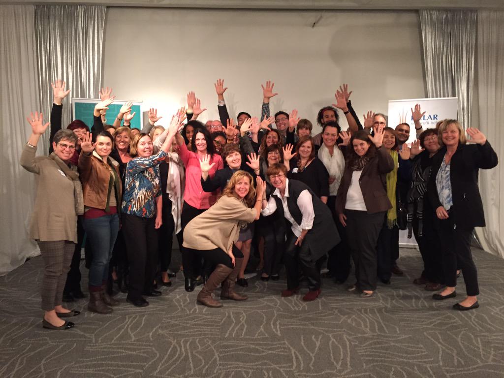 PillarNN's tweet photo. High five to end #social5 with all social innovators!  @AwesomeJerG http://t.co/9FMaOd8F6h
