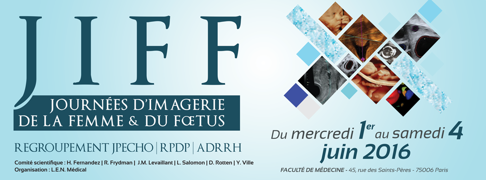 JiFF_fr's tweet photo. Les 1res Journées d'imagerie de la femme &amp; du fœtus auront lieu du mercredi 1er au samedi 4 juin 2016 #JiFF2016 http://t.co/IZyOblWZFM