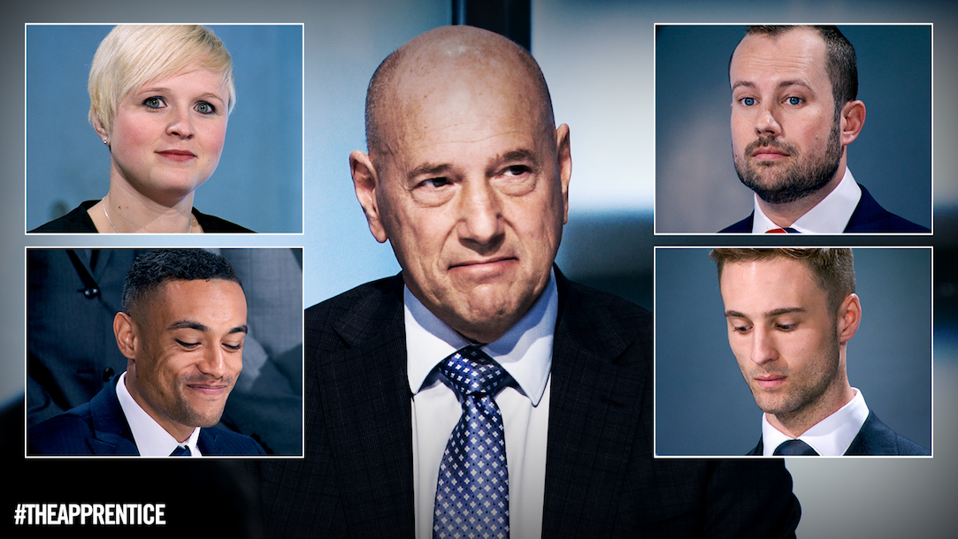 bbcapprentice's tweet photo. Only one man gets this reaction when he walks into a room. Welcome, @claudelittner. #theapprentice http://t.co/UOrjFeIPn9