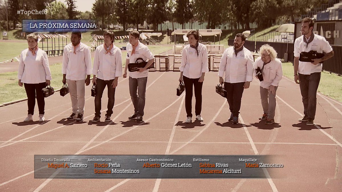 TopChefA3's tweet photo. La próxima semana en #TopChef tendremos carreras, relevos y visitas sorpresa. ¡Os esperamos! #TurkChef #TopChef6 http://t.co/5cicpSL9IQ