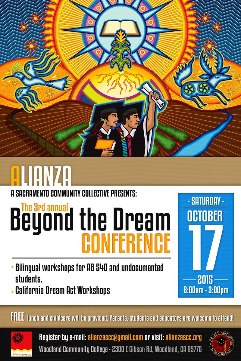 WHS_LaSemilla's tweet photo. Register for Beyond The Dream Conference Saturday 10/17/15 @WccCol.  AB540 and undocumented student workshops! http://t.co/1PQZ8gUOlk