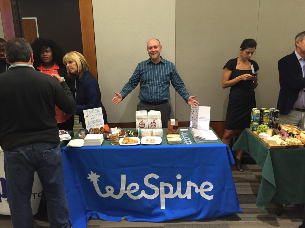 goWeSpire's tweet image. Our own @JohnnyC115 representing #WeSpire at @forrester&apos;s #TechMixer &amp;amp; fabulous #localfood from @BosPublicMarket