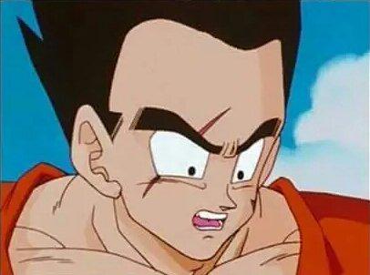 RoastGodBroly's tweet image. No wonder this nigga Yamcha always getting roasted. His hair-line looking like LeBron's #6Head