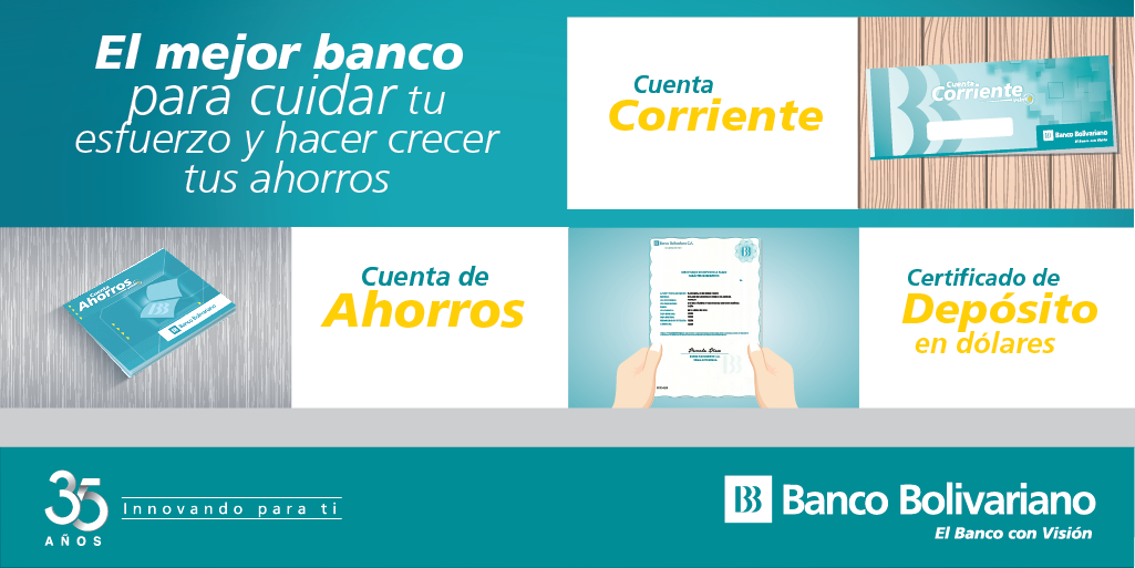 Banco Bolivariano no Twitter: "Visionamos productos y servicios a tu medida. ¿Cuál es el que necesitas? #BcoBolivariano http://t.co/lcyupe4ECO"