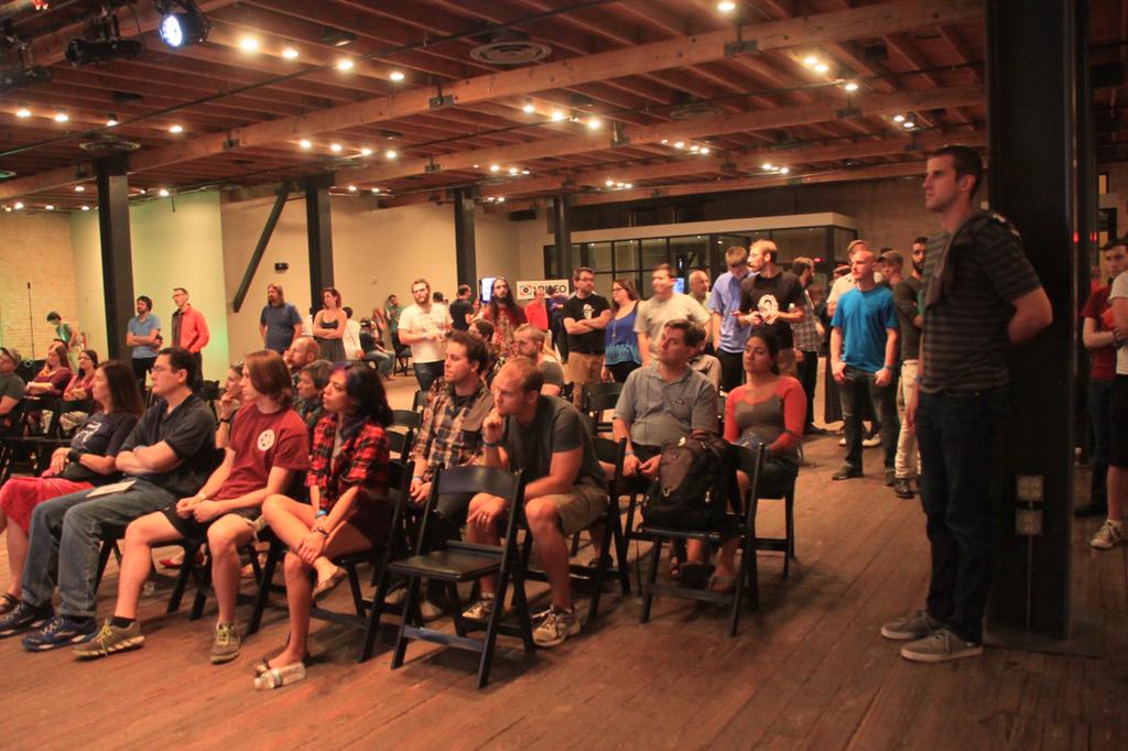 Vrideo's tweet photo. Another packed house for #KVRFF. Texas (as always) did it big tonight http://t.co/YTfWsaDyOo