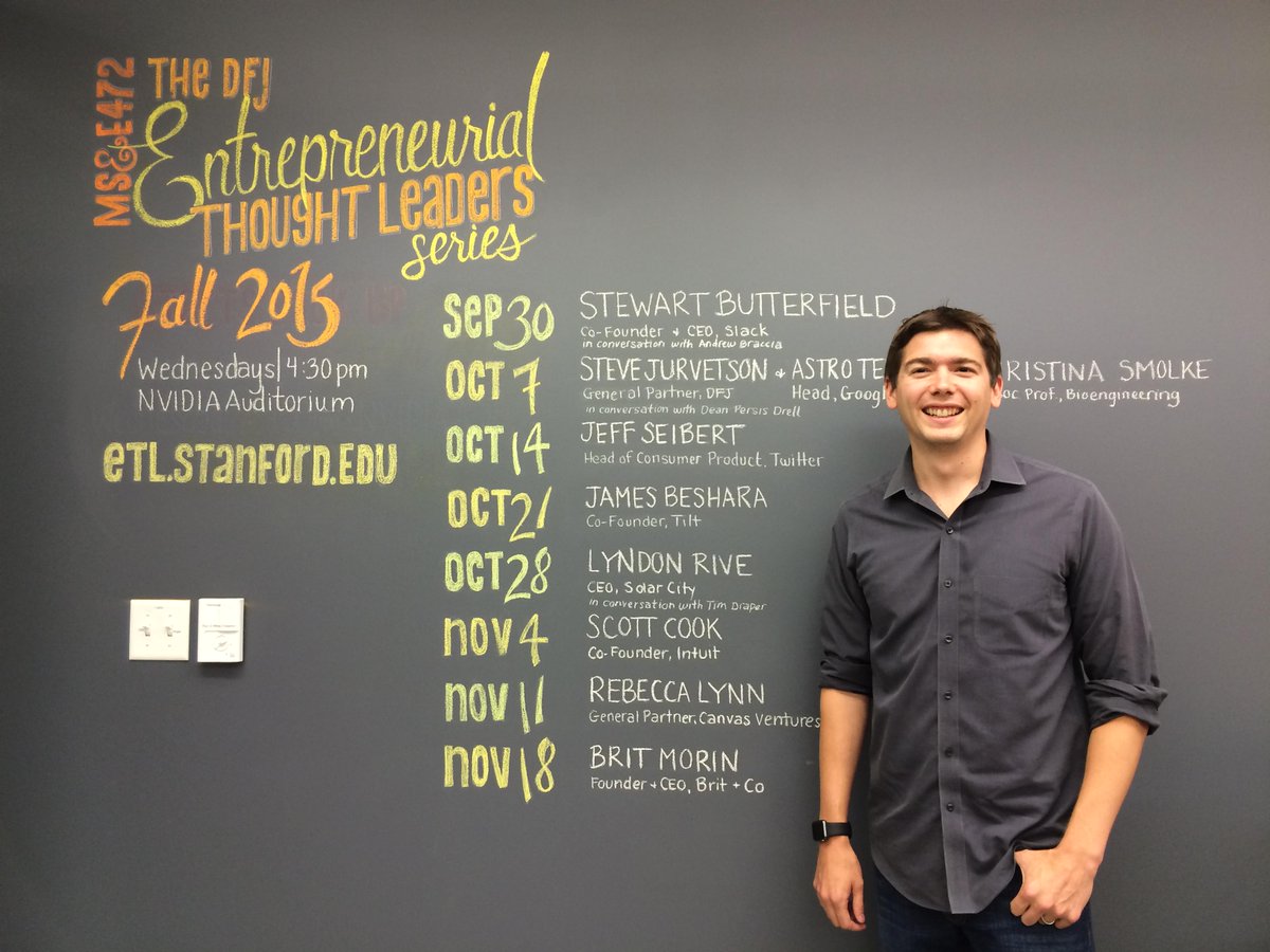 Now live tweeting #StanfordETL w/ <a href="/jeffseibert/">Jeff Seibert</a>, head of consumer product <a href="/twitter/">Twitter</a>, till 5:30 pm. Thanks to <a href="/DFJvc/">dfj</a>!