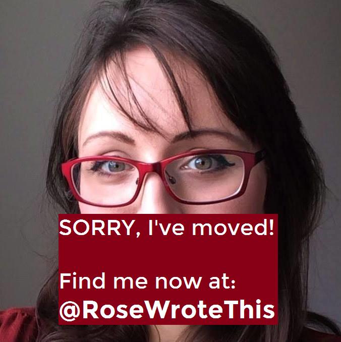 lingocode's tweet image. I&apos;VE MOVED! But only on Twitter. Go find me now at @RoseWroteThis. Have a wonderful day! :D