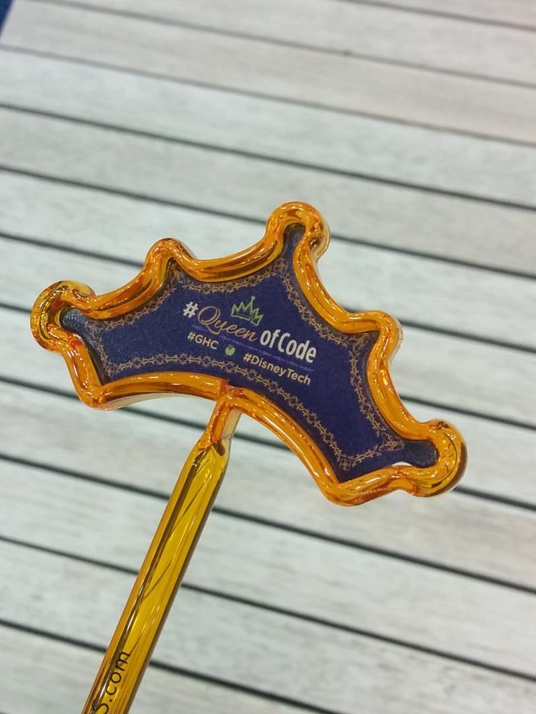 JenWikeHuger's tweet image. On point #branding #disneytech #queenofcode #GHC15
