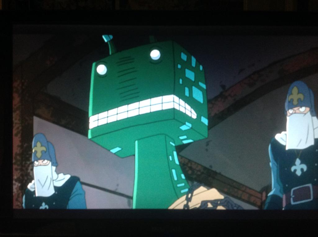 BenjaminOscar77's tweet photo. This thing is straight out of Barney and Friends....if it went to...HELL! #FairyTail #KeyOfTheStarrySky http://t.co/NerkUnyaPy