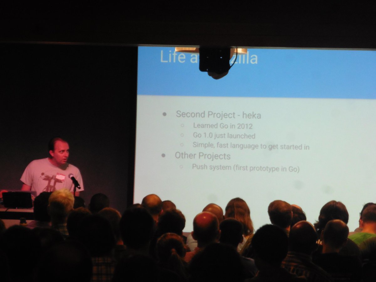 nuncle's tweet image. #sfpython/@sfpythonmeetup: @imgix’ @cablelounger &amp;amp; @Mozilla’s @benbangert on Vanilla &amp;amp; @golang w/ @grepdisc at @Yelp