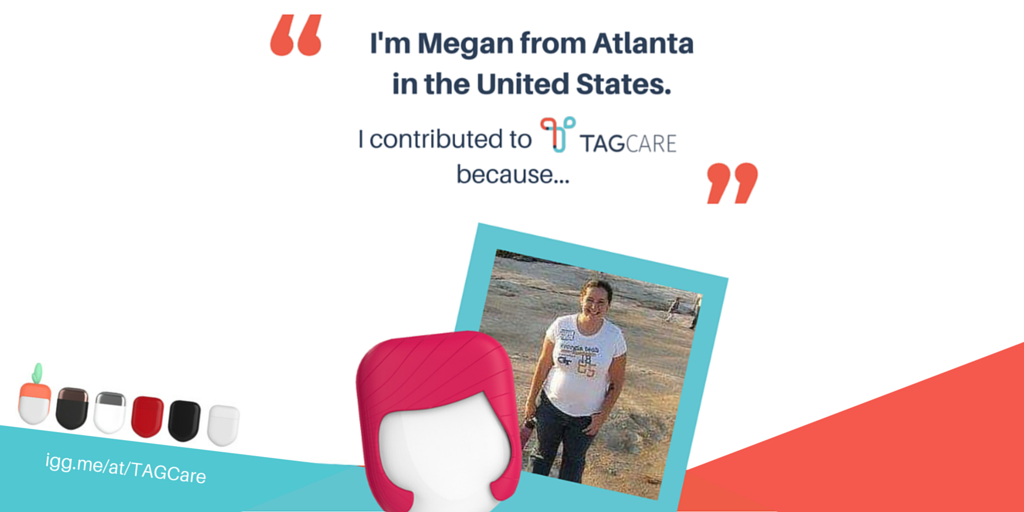 TAG_care's tweet photo. Why did #TAGSupporter Megan contribute to #TAGCare? #GPS #Price #PanicButton
You? @Indiegogo http://t.co/pLcAMPJIMx http://t.co/CAIvJDv1Kv