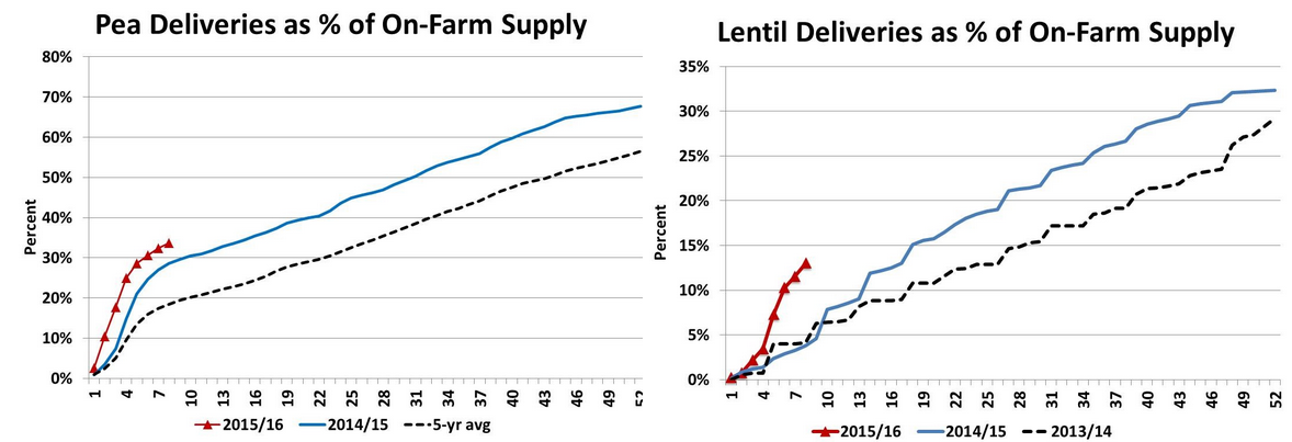 CDN Pulses: Big Start=Tight Finish pulse.ab.ca/news/article/p… <a href="/LeftFieldCR/">Chuck_Penner</a> might have convinced guys to lock the bins!