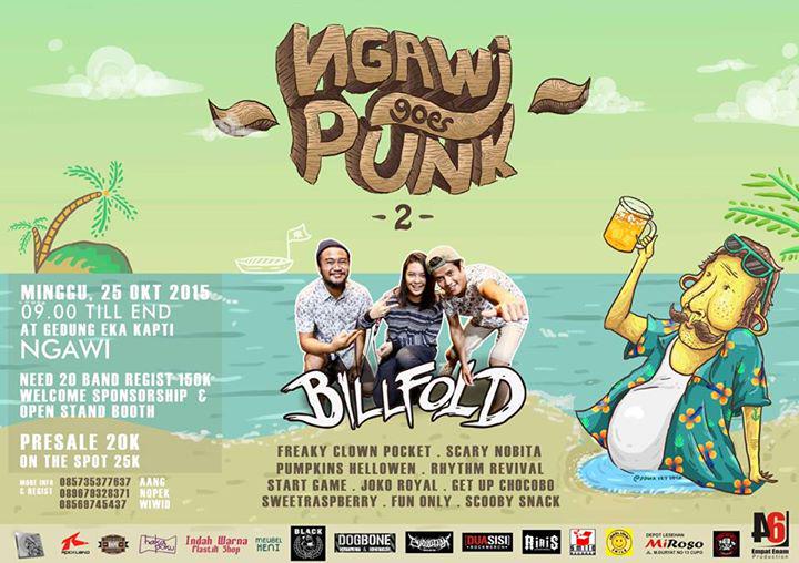 Jangan lupa datang dan ramaikan acara ini
NGAWI GOES PUNK #2
Sunday 25th Oct' 2015, At Gd. Eka Kapti, Ngawi