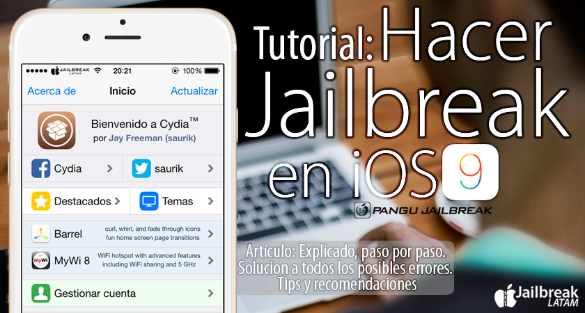 JailbreakLATAM's tweet photo. El tutorial más completo: Hacer #Jailbreak en #iOS9 con #PanGu @PanguTeam 
> http://t.co/LtFLBIUsGQ < http://t.co/odPytwU2Lt