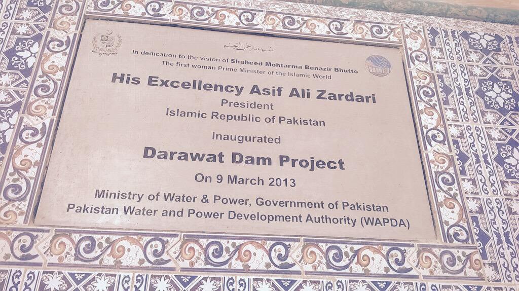 AchievementsPPP's tweet photo. The vision of Shaheed Mohtarma Benazir Bhutto, Darawat Dam Project Sindh •MoreWater •MoreIrrigation •MoreCultivation http://t.co/xgNm94d3lu