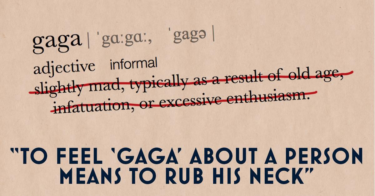Taking a leaf out of Lord Evelyn Oakleigh's dictionary... to feel 'gaga' about someone.... #KICKAU <a href="/ToddMcKenney/">Imonikhe Kingsley</a>