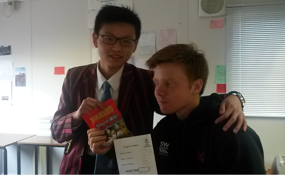FettesMaths's tweet photo. An excellent term's work from all the Further Mathletes. #PadlockChallenge #Victory http://t.co/oX1uEmPqf3