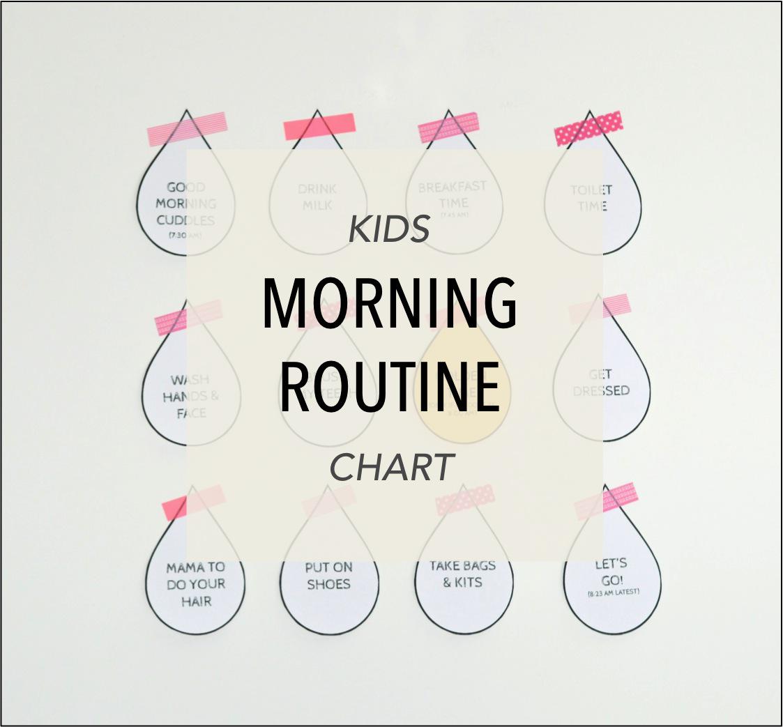 Diy Morning Routine Chart