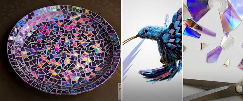 10 interesanti pielietojumi vecajiem CD diskiem | idejukabata.lv/10-interesanti…