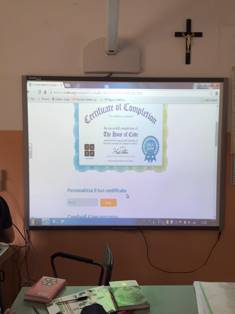 DgSilvia's tweet image. Ce l'abbiamo fatta!!! #codeweek2015 @codeorg @CodeWeekEU #coding