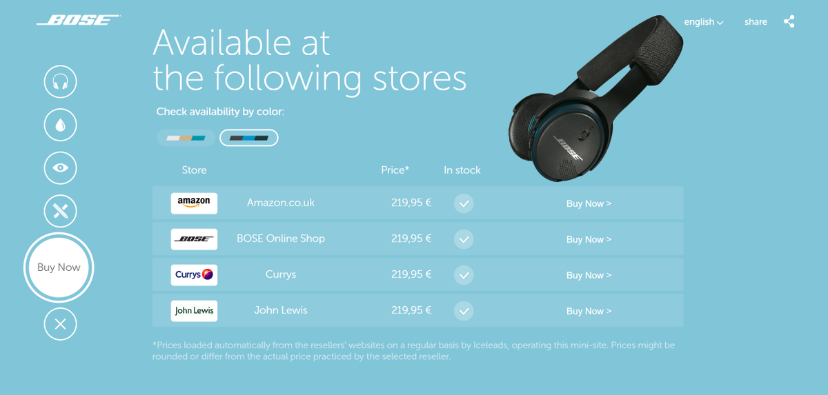 Iceleads's tweet photo. #Iceleads online shopping platform "New From #Bose" 2x winner! #thispage_ams #TheLoveAwards -https://t.co/P6YOPZNfSw http://t.co/8nLSXsa3VU