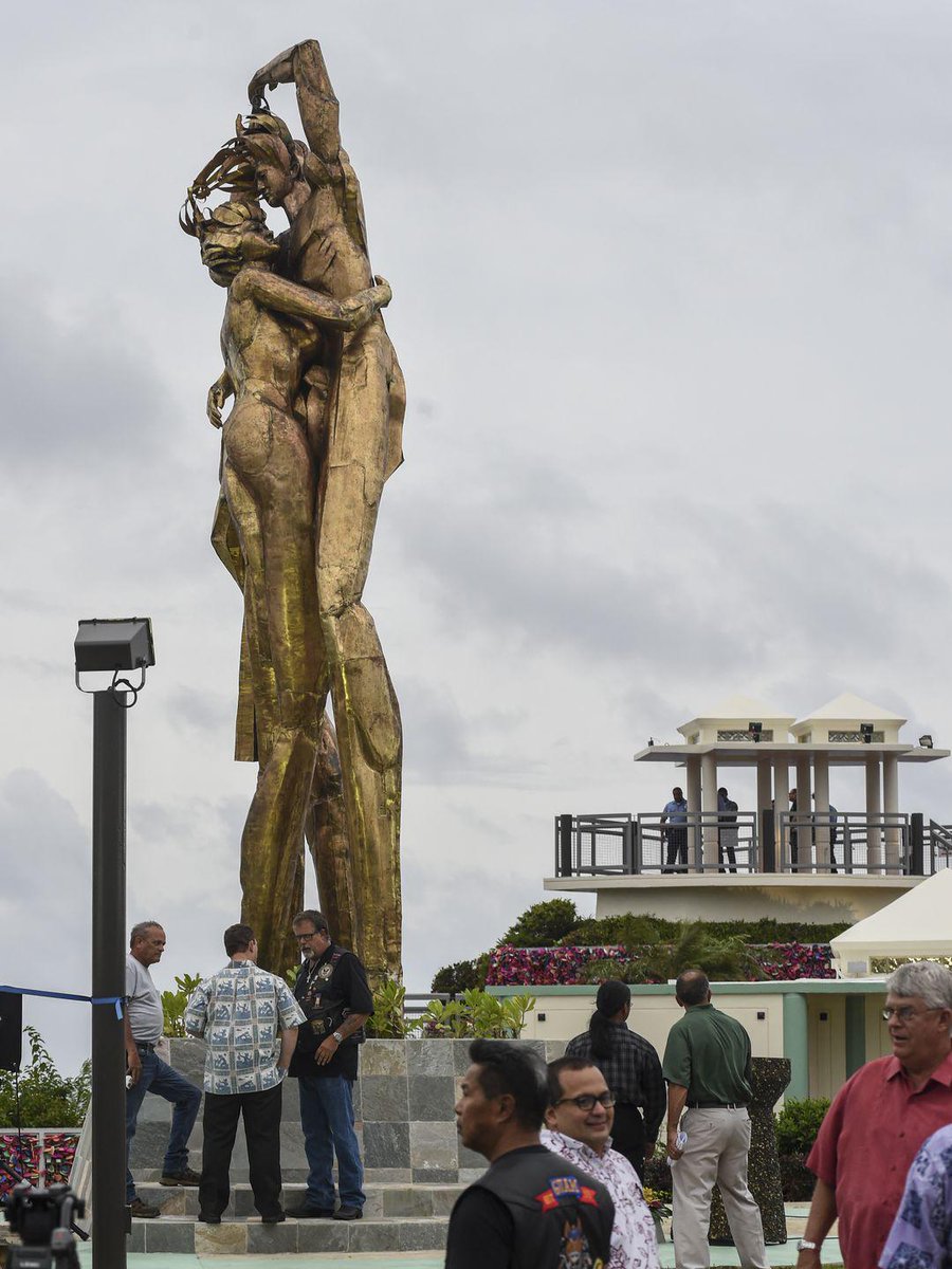 Guam Pdn Two Lovers Point Statue Is Back Up 13 Years After Being Knocked Down By Supertyphoon Pongsona Http T Co Tvkc4733tl Guam Pdn Two Lovers Point Statue Is Back Up 13 Years After Being Knocked Down By Supertyphoon Pongsona Http T Co Tvkc4733tl