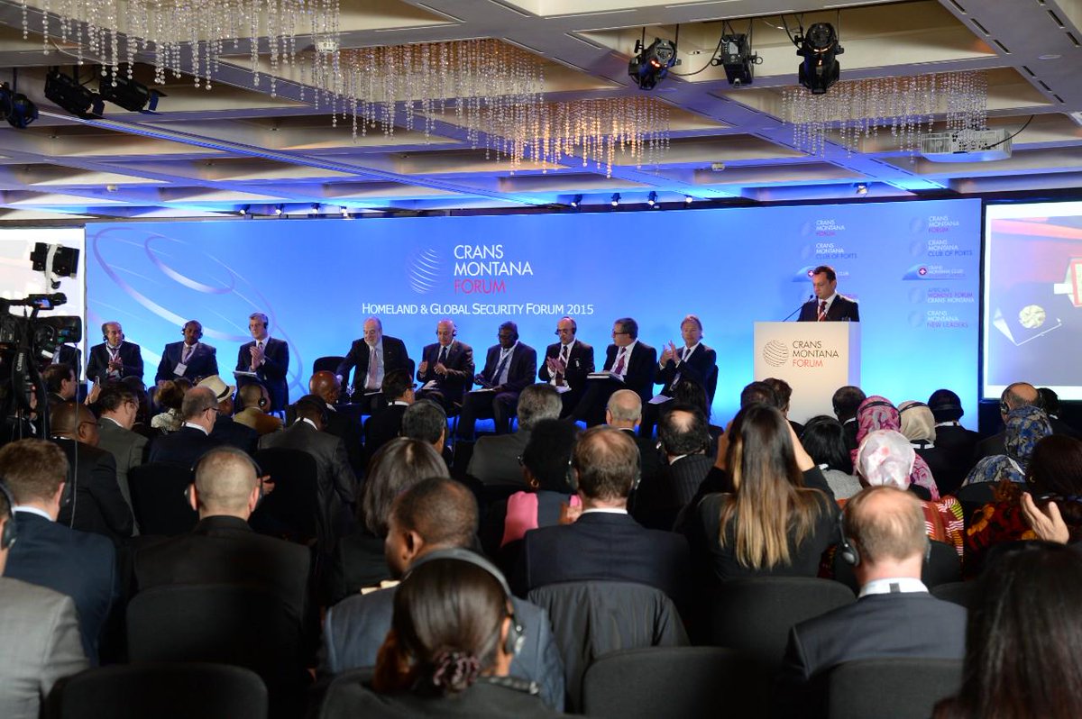 Opening of the Homeland and Global Security Forum 2015 in #Geneva
#CransMontanaForum