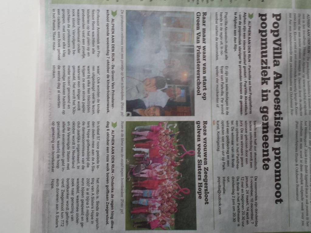 Parkvilla's tweet image. @Witte_Weekblad: Parkvilla en @PPAlphen: @PopVillaAlphen Akoestisch promoot popmuziek in gemeente. #muziek #alphen