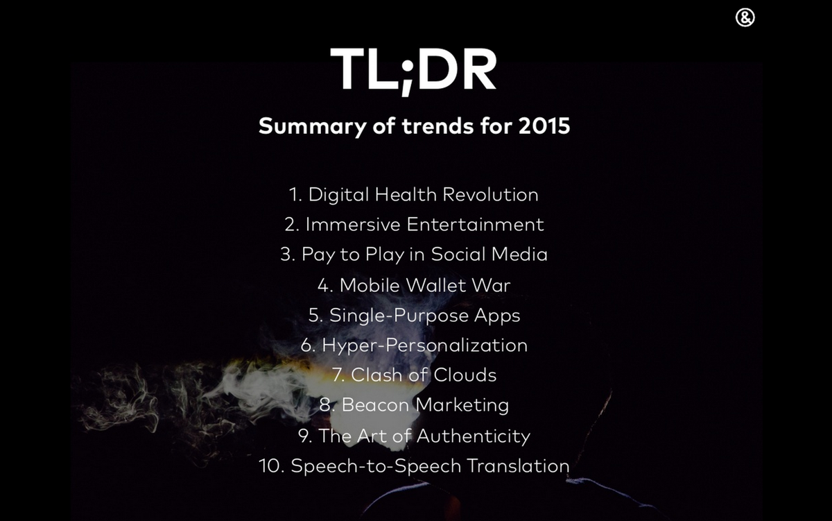 Our 2015 trend report has reached a new milestone - 20 000 views! slideshare.net/SonHelsinki/wh… #digital #trends