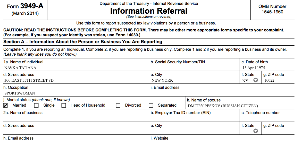 This form is used by