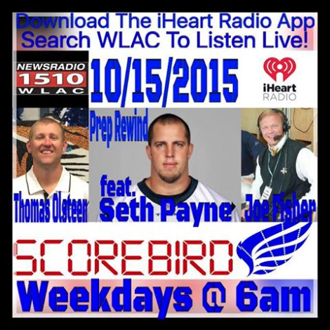 ScorebirdLIVE's tweet photo. Today we have @CoachOsteen at @MCHS_Fball, #PrepRewind today with @PayneNFL, and @VandyFootball talk w/ @joefishervu http://t.co/xe9P52CzdU