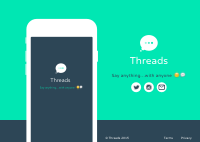 NewbornStartups's tweet image. . @GetThreadsApp lets you create and share fake funny iMessage texts on the ... bit.ly/1Lm2YEi #app #startup