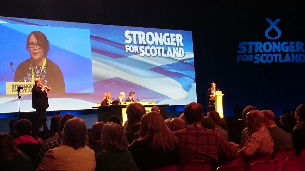 _AshleyJay's tweet photo. Proud to be here #SNP15 #StrongWomen @KirsteenCurrie http://t.co/2a5D0PooTD