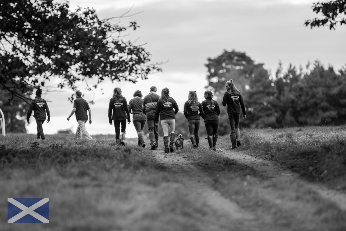 Team Scotland CCIJ* course walk last week <a href="/WestonParkHT/">Plant A Fence Events</a>