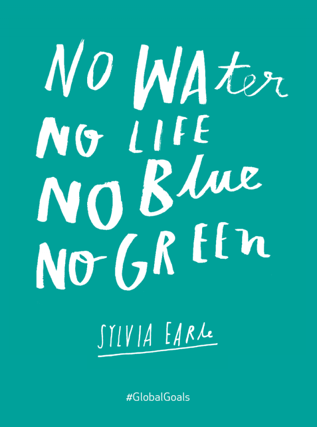 unfoundation's tweet image. A15. The ocean is 75% of our home - Earth. We need to protect it. #CSRchat #globalgoals