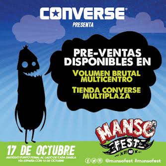#Ahorrayrockea HOY 15  aprovecha los últimos días de pre venta a solo $8  en taquilla $15  viene #MANSOFEST