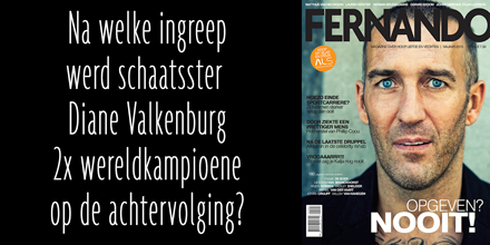 Na welke ingreep werd <a href="/dianevalkenburg/">Diane Valkenburg</a> 2x wereldkampioene? Lees 't in #FERNANDO, nu in de winkel <a href="/ALSnederland/">ALS Nederland</a>