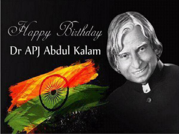  Happy Birthday To Dr APJ Abdul Kalam Sir. 
The Missile Man Of India 
