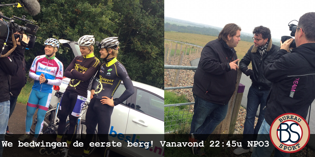 Na al jullie reacties op onze oproep (BEDANKT!)  hebben we de 1e berg beklommen! @teambeslist #omhoogschaatsen