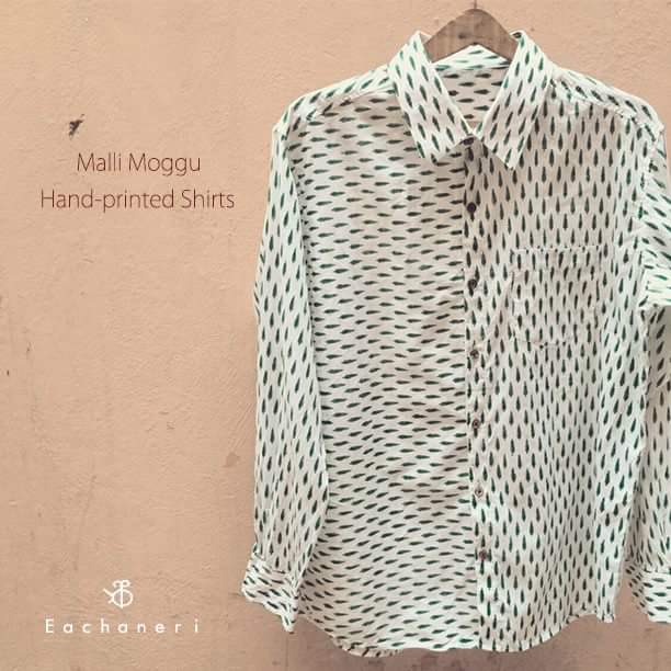 Eachaneridesign's tweet photo. #new #2015 #cotton #shirt #India #handmade  #menswear #green#blockprint Hand-Printed Shirts.
#eachaneri http://t.co/q8utKOfzqp