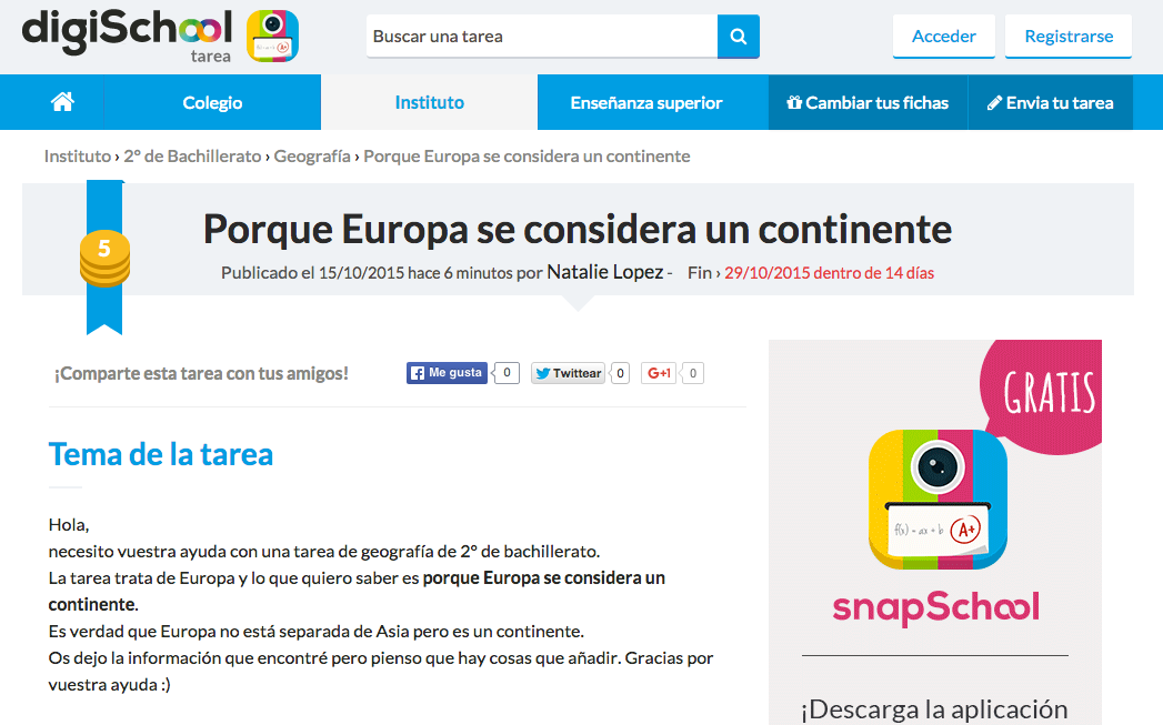 digiSchool_es's tweet photo. #AyudaTarea ¿Porqué Europa se considera un continente? ¿Tienes la respuesta? ¡Compártela! ▶ http://t.co/w3tfsL7KqE http://t.co/JA8uuyv9r0