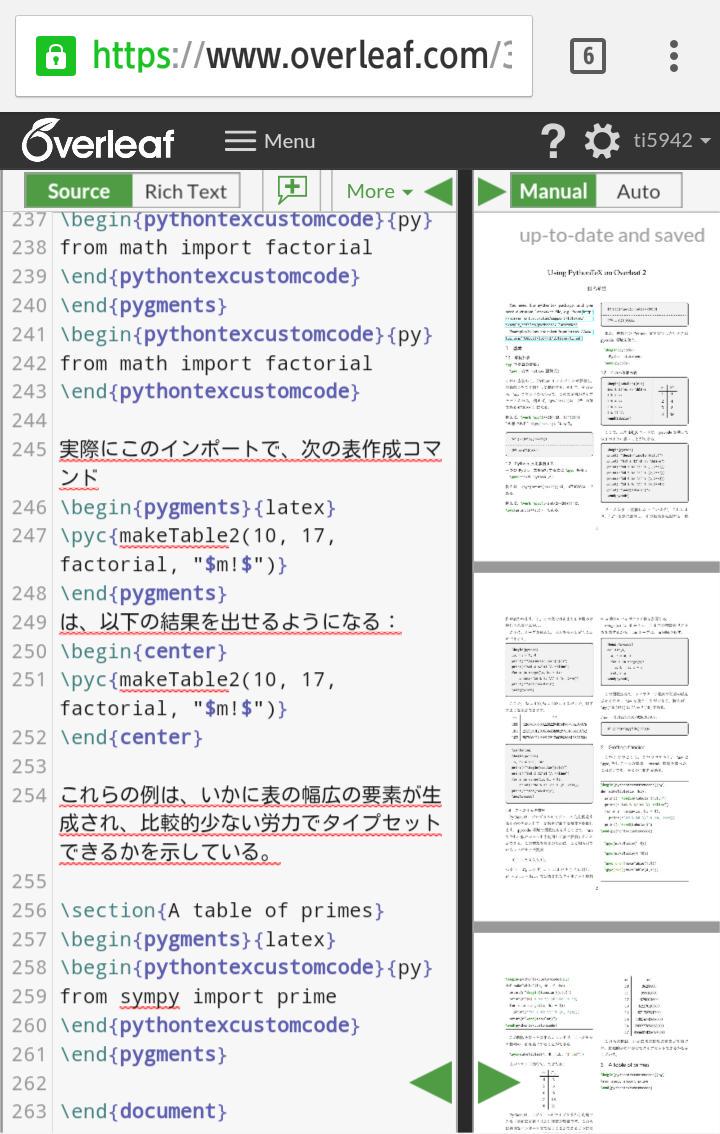 ti5942's tweet image. #Overleaf #PythonTeX
from sympy import prime
は、エラーになる。
overleaf.com/read/kvgffmmdy…