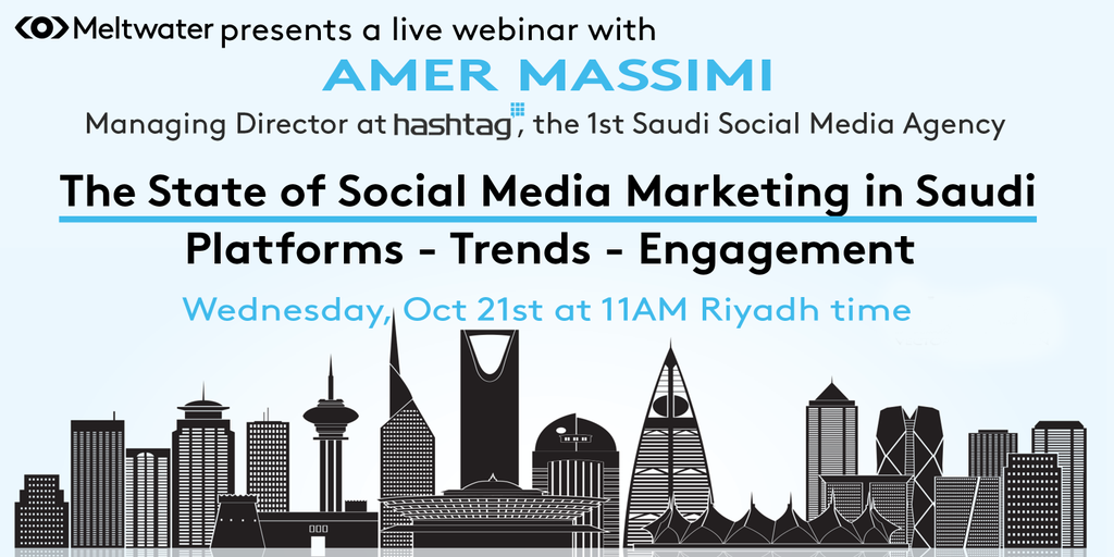 Sign up for <a href="/MeltwaterME/">Meltwater العربية</a> webinar with <a href="/AmerMassimi/">Amer Massimi</a> Managing director of @HashtagMENA, buzz.mw/bai2k_l