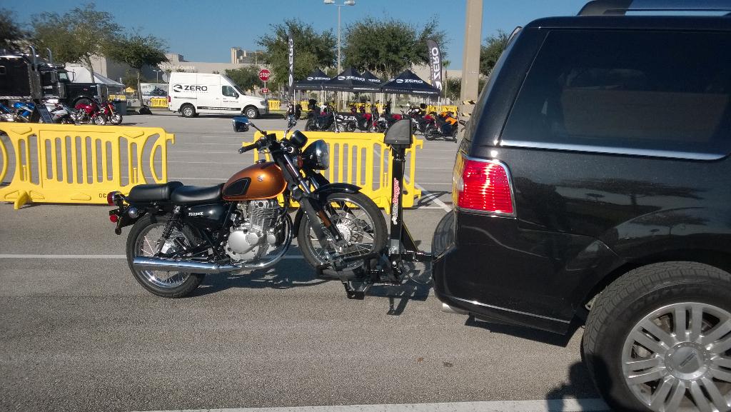 dustinh's tweet image. Thank you to #Suzuki for their TU250X for our #BikeDragger #AIMExpo